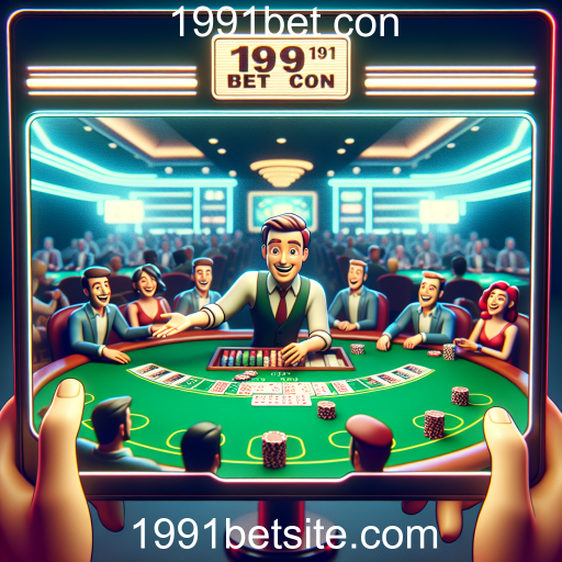 A Emoção do Cassino ao Vivo no 1991bet con